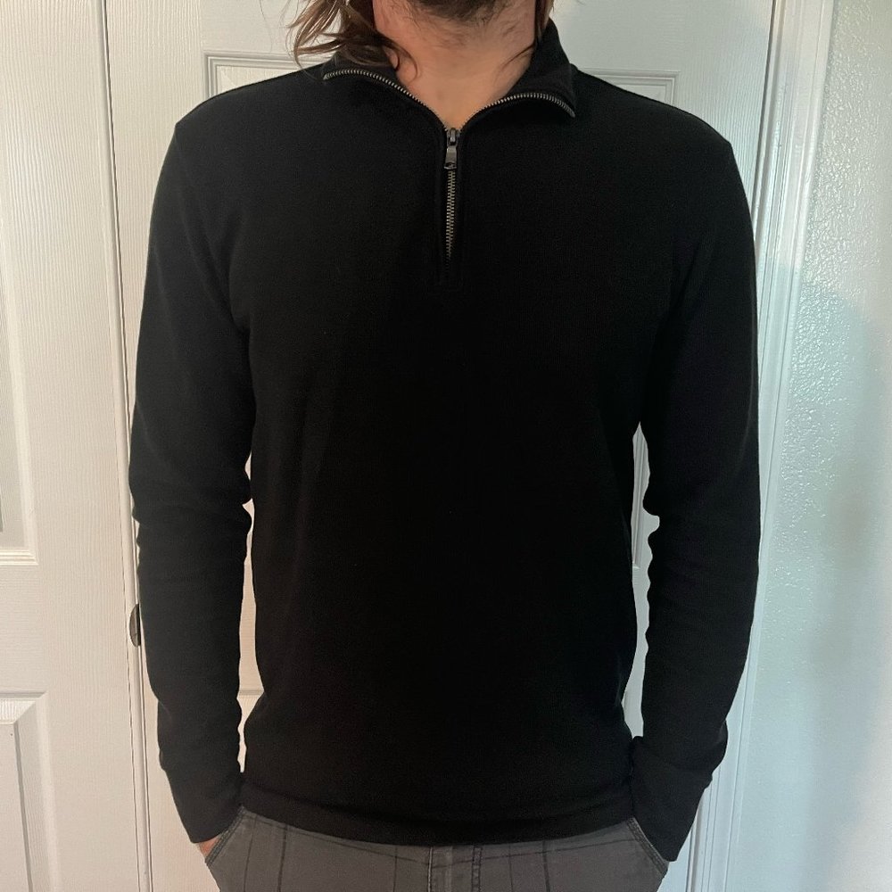 Pull over, half zip up sweater
